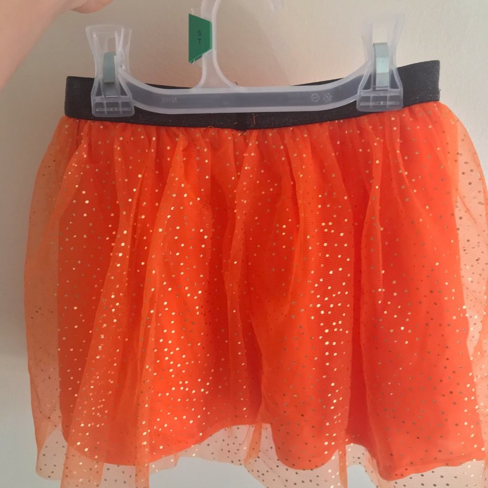 Toddler Mesh Halloween Skirt